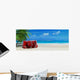 Tropical Trip Red Wall Decal