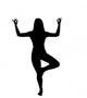 silhouette yoga 
