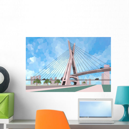 Ponte Octavio Frias Oliveira Wall Decal