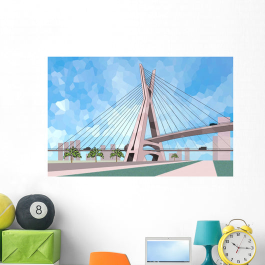 Ponte Octavio Frias Oliveira Wall Decal