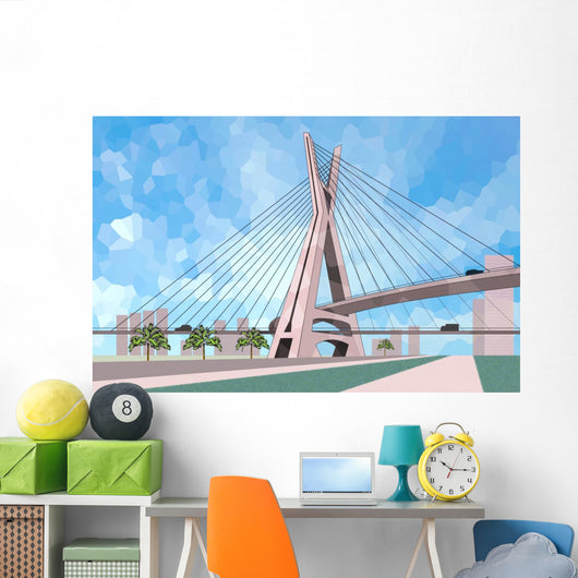 Ponte Octavio Frias Oliveira Wall Decal