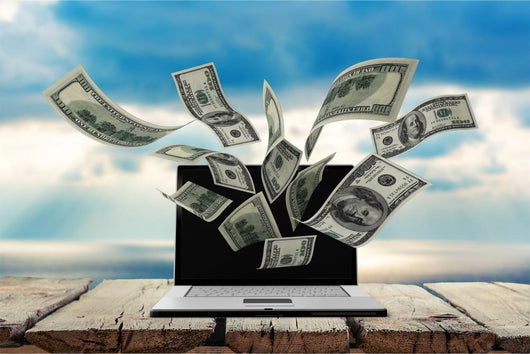 Currency Computer Electronic Banking Wall Decal