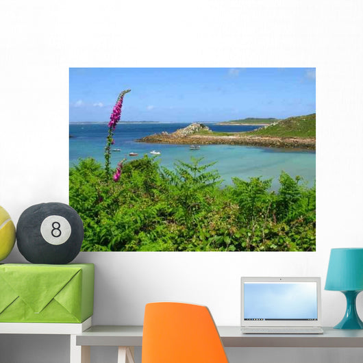 Wild Foxglove and Fern Wall Decal