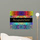 Acupuncture Therapy with Multicolor Wall Decal