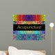 Acupuncture Therapy with Multicolor Wall Decal