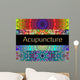 Acupuncture Therapy with Multicolor Wall Decal