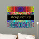 Acupuncture Therapy with Multicolor Wall Decal