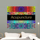Acupuncture Therapy with Multicolor Wall Decal