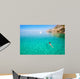 Woman Swimming Girl Bathing Wall Decal