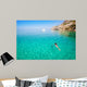 Woman Swimming Girl Bathing Wall Decal