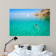 Woman Swimming Girl Bathing Wall Decal