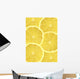 Fresh Lemon Slices Wall Decal