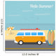 Summer Retro Vector Illustration Wall Decal