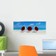 Tropical Red Bulles Wall Decal
