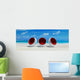 Tropical Red Bulles Wall Decal