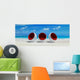 Tropical Red Bulles Wall Decal