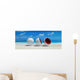 Tropical Red Bulles 2 Wall Decal