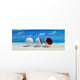 Tropical Red Bulles 2 Wall Decal