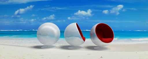 Tropical Red Bulles 2 Wall Decal