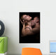 Man Biting Woman's Neck Wall Decal