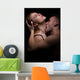 Man Biting Woman's Neck Wall Decal