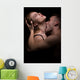 Man Biting Woman's Neck Wall Decal