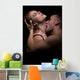 Man Biting Woman's Neck Wall Decal