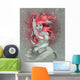 Portrait Mermaid Wall Decal