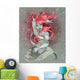 Portrait Mermaid Wall Decal
