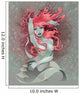 Portrait Mermaid Wall Decal