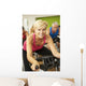 Woman Taking Part Spinning Wall Decal