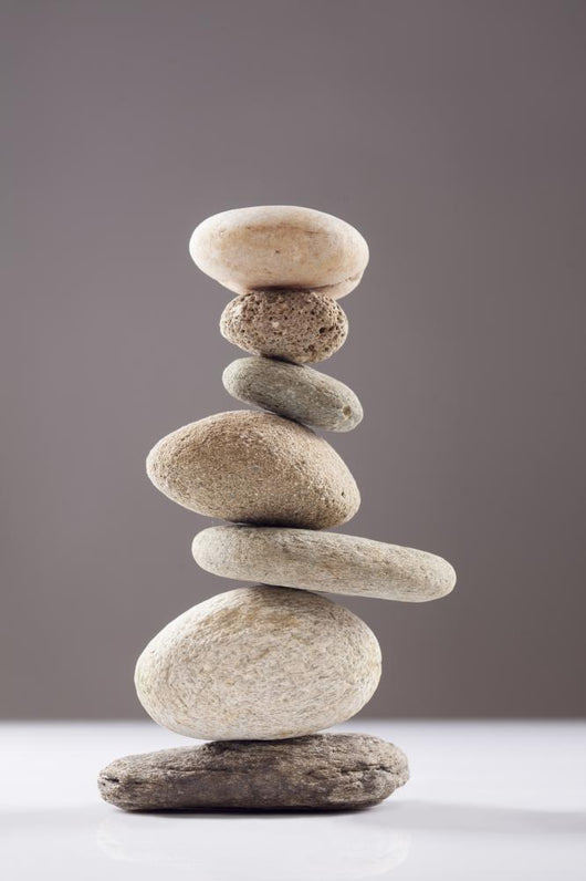 Balanced Stack Different River Wall Decal