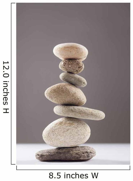 Balanced Stack Different River Wall Decal