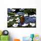 Monarch Butterfly Flower Wall Decal