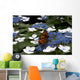 Monarch Butterfly Flower Wall Decal