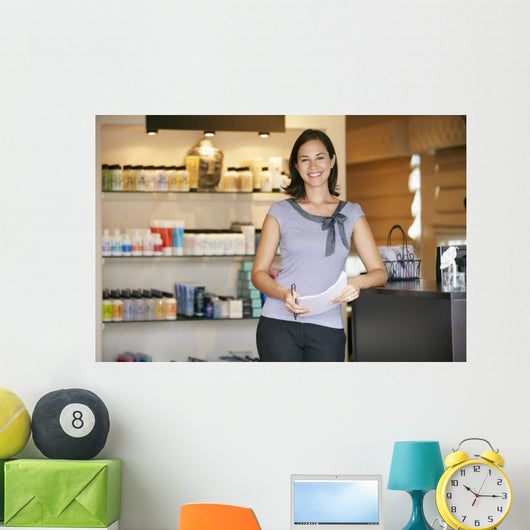 Portrait Beauty Product Shop Wall Decal