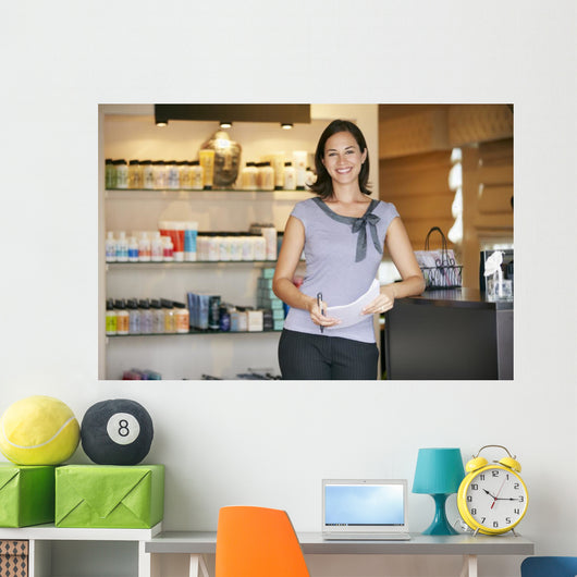 Portrait Beauty Product Shop Wall Decal