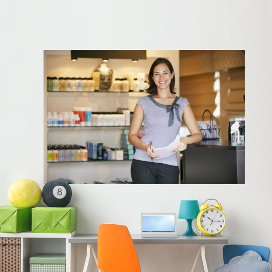 Portrait Beauty Product Shop Wall Decal