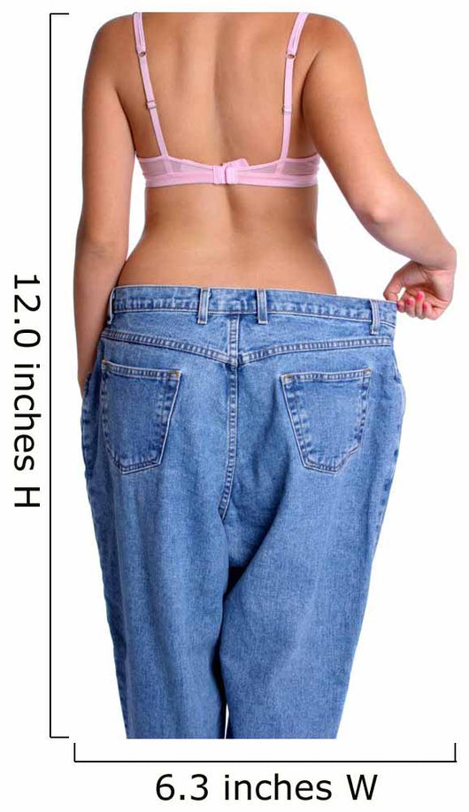 Weight Loss Woman Wall Decal