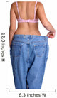 Weight Loss Woman Wall Decal