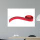 Measuring Tape White Red Wall Decal