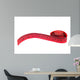 Measuring Tape White Red Wall Decal