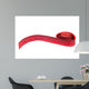 Measuring Tape White Red Wall Decal