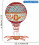 Steampunk Vintage Hot Air Wall Decal