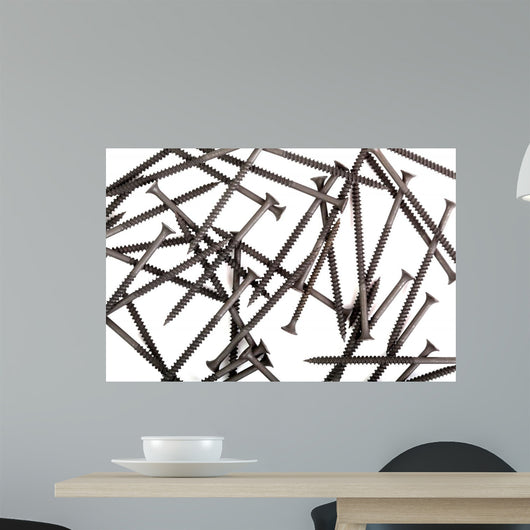 Black Screws Wall Decal