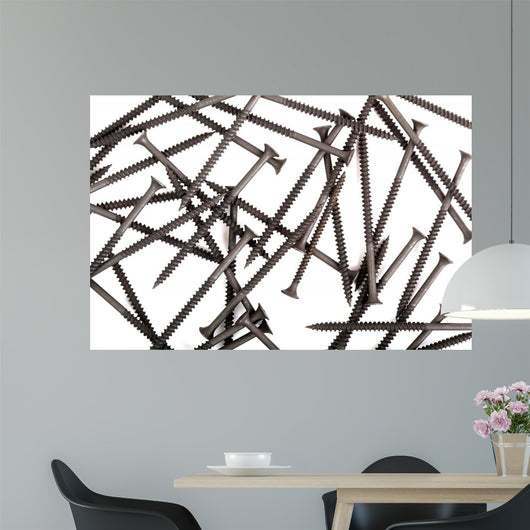 Black Screws Wall Decal