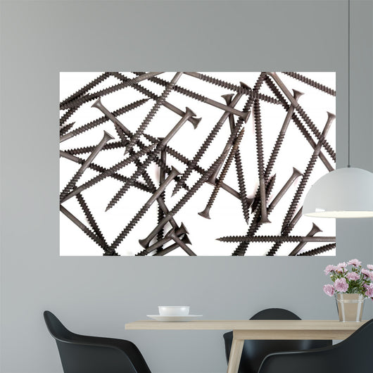 Black Screws Wall Decal