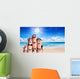 Fingers Family Beach Summer Wall Decal