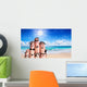Fingers Family Beach Summer Wall Decal