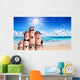 Fingers Family Beach Summer Wall Decal